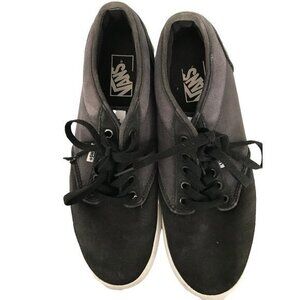 Vans  Men’s Size 10 Black  skate Shoes with OTW  SideWall‎